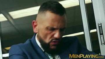 Andrea Suarez & Viciousmen: Office Farback Encounter with Rimming and BJ
